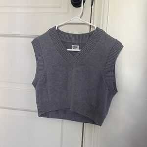Winston Cropped Sweater Vest- Aritzia